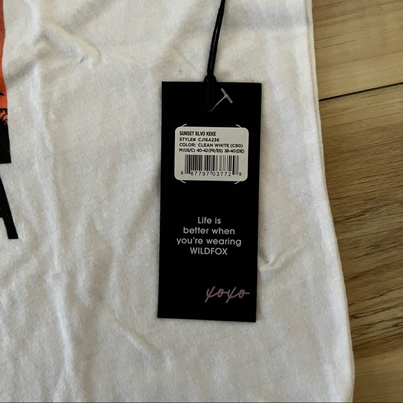 Wildfox Sunset Blvd Keke T-Shirt - Picture 5 of 9